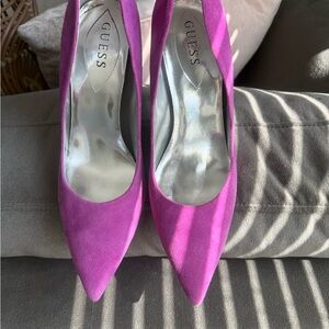 Guess Women's Vibrant Pink Heels